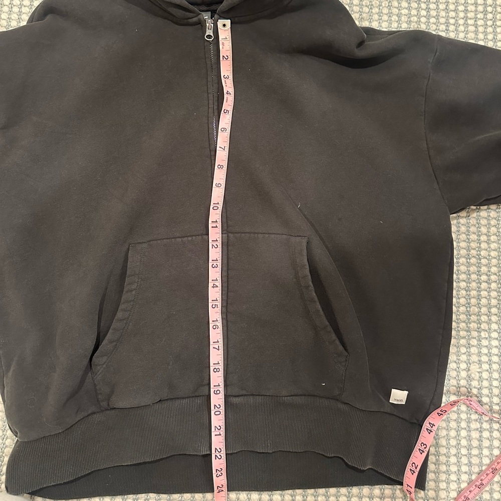 Vuori Restore Full Zip Hoodie (Black (Washed), XL) - Picture 8 of 10